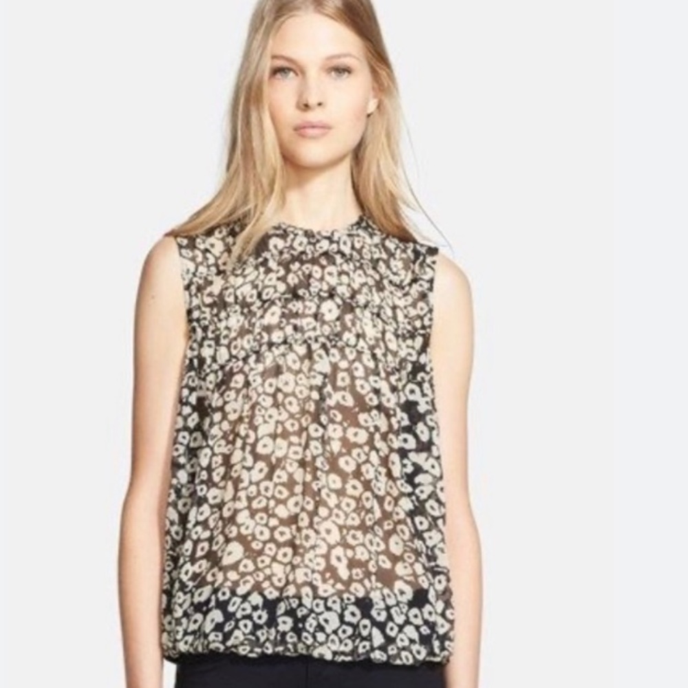 $860 Burberry BRIT top pure silk japanese cloth never worn size S elegant rare